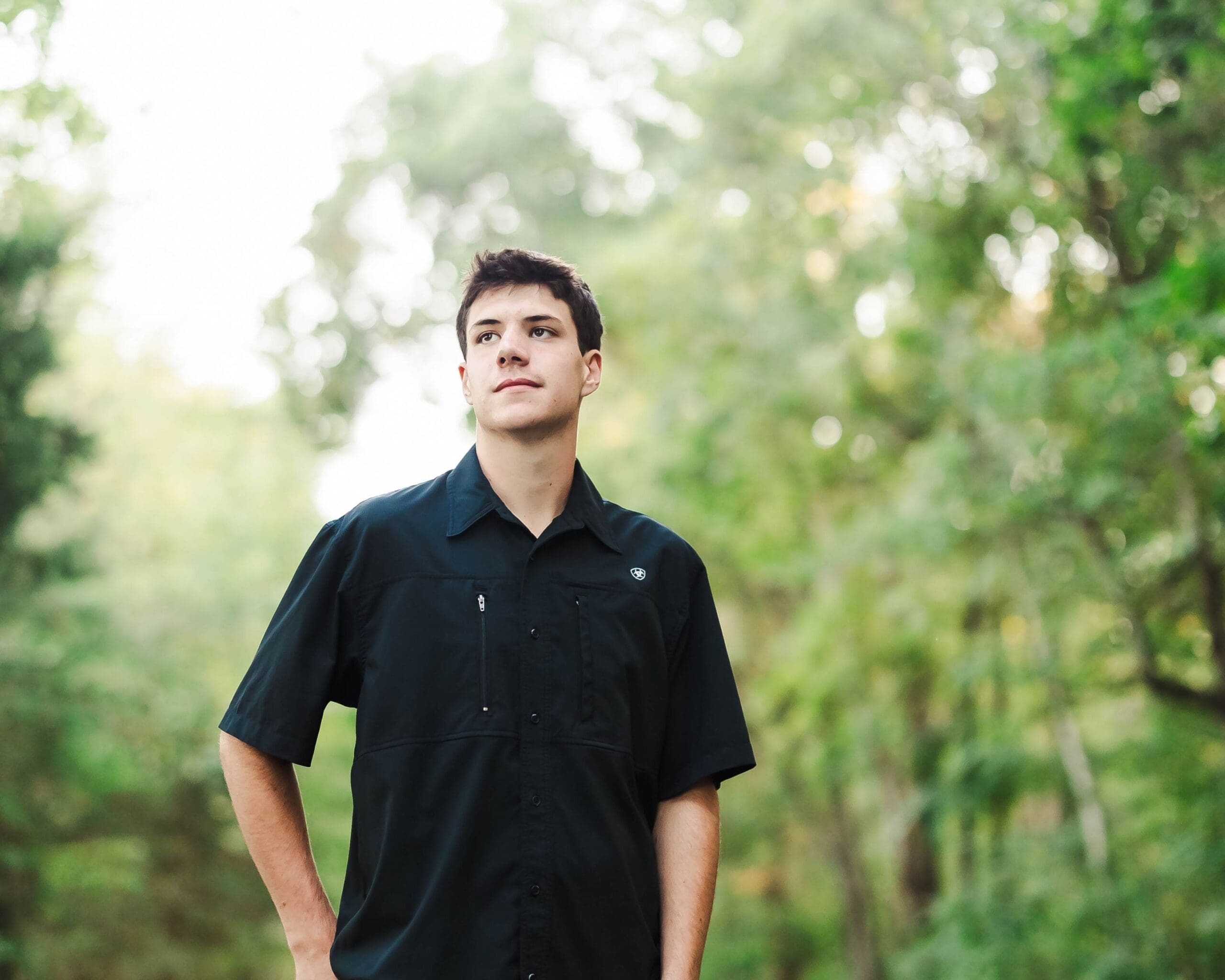 Senior session in Bowling Green Kentucky capturing a high school senior in meaningful hometown locations, shot by Jordan Z Photography
