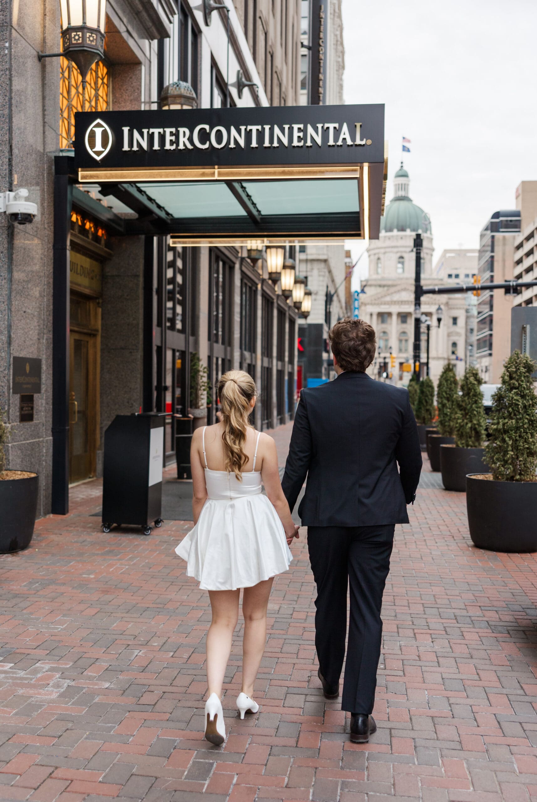 Engagement session at InterContinental Indianapolis 